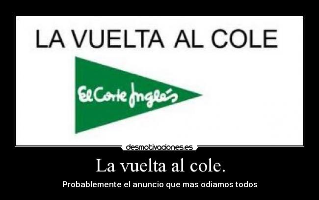 La vuelta al cole. - 