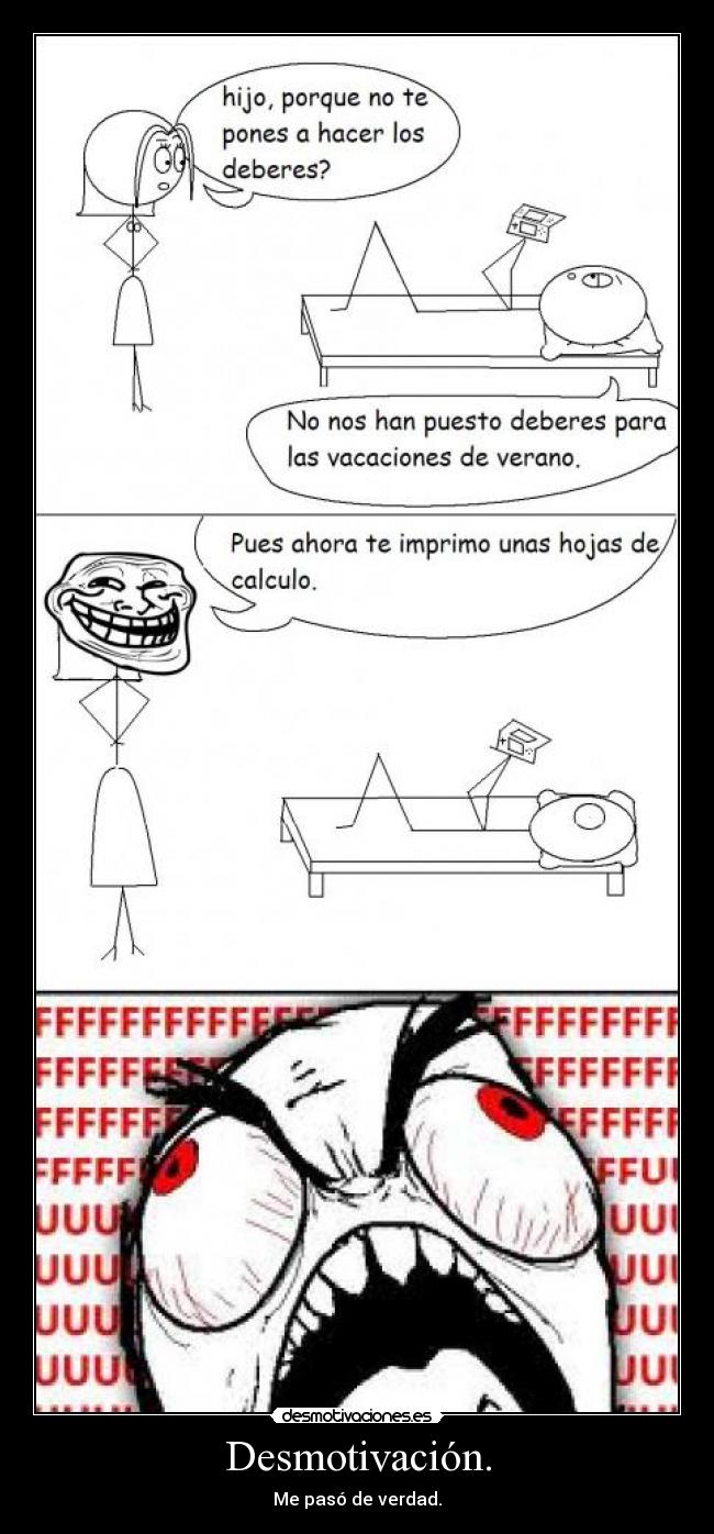 Desmotivación. - 