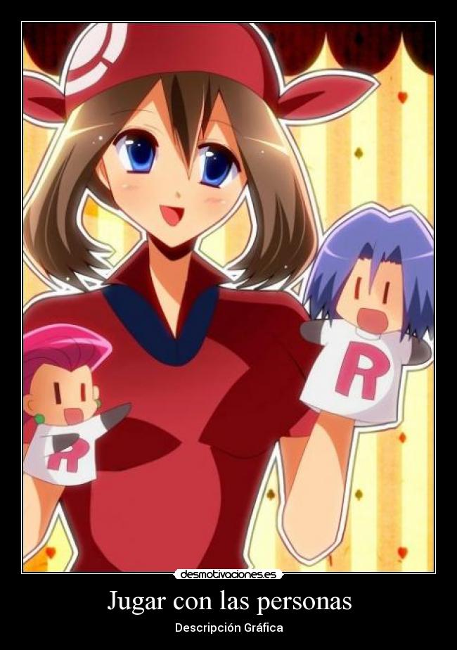 Jugar con las personas - Descripción Gráfica