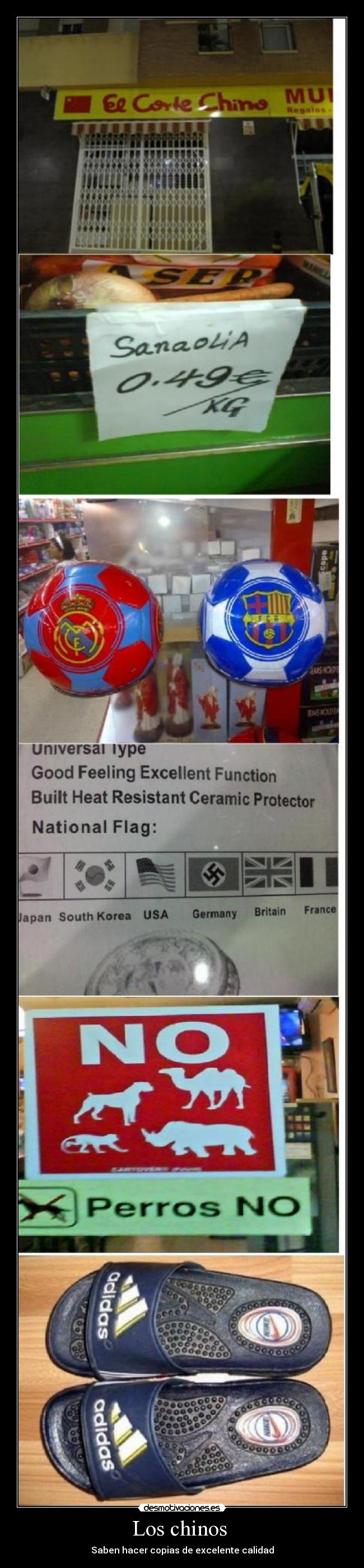 Los chinos - Saben hacer copias de excelente calidad