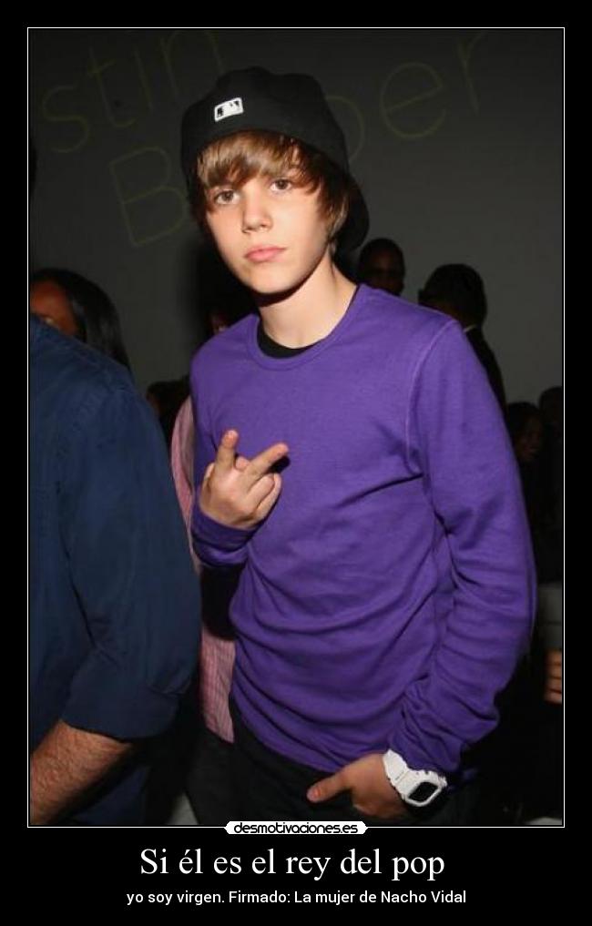 Si él es el rey del pop -