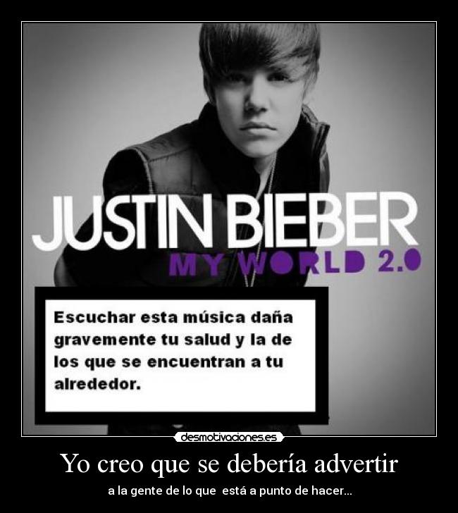 Yo creo que se debería advertir -