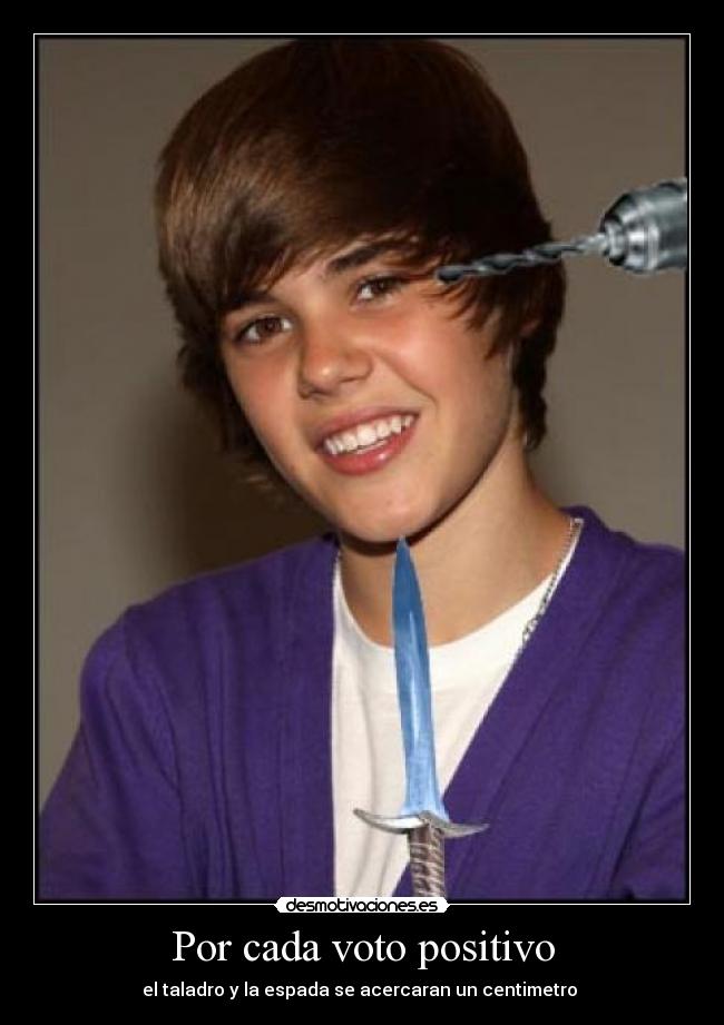 Por cada voto positivo - 