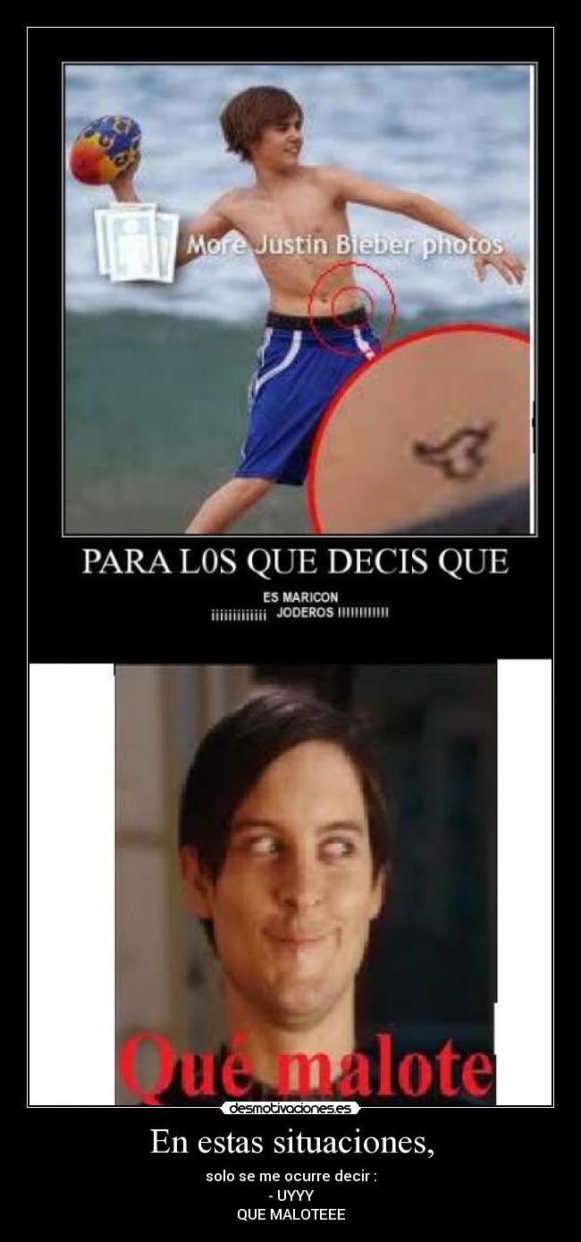 En estas situaciones, -