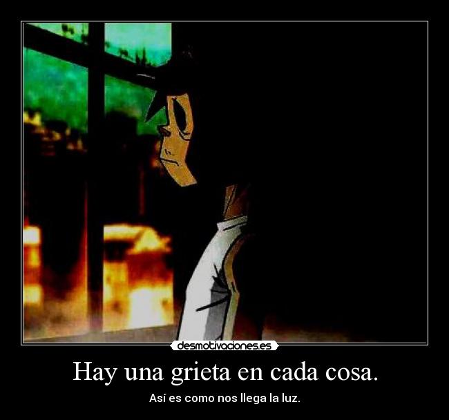 carteles grieta cosa luz desmotivaciones