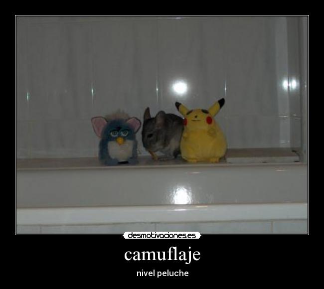 camuflaje - nivel peluche