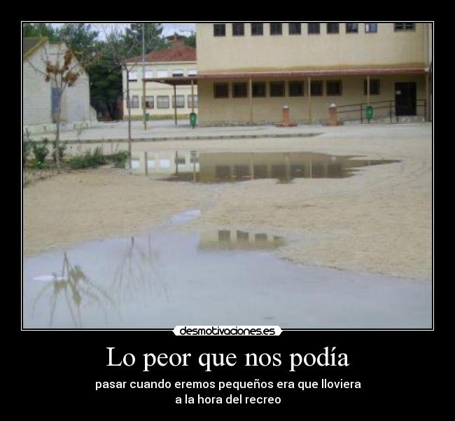 Lo peor que nos podía - 