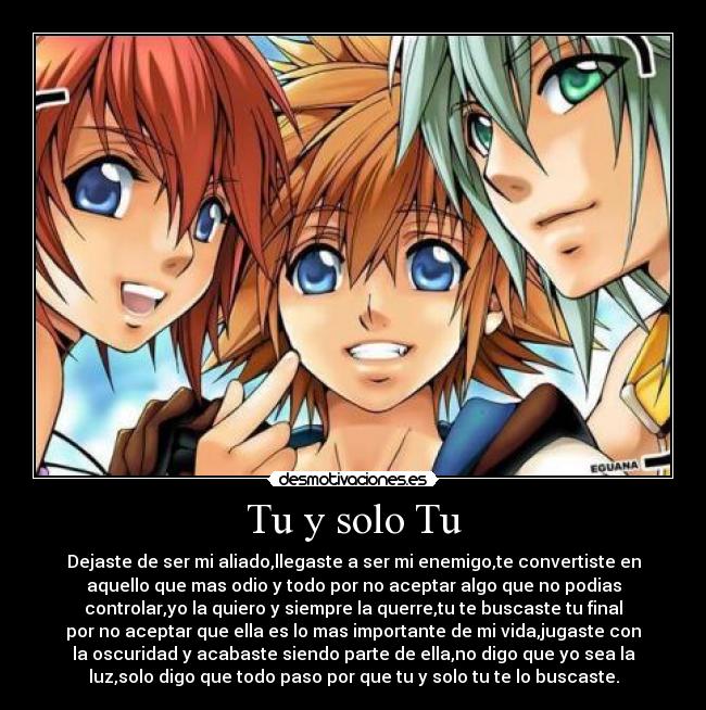 Tu y solo Tu -