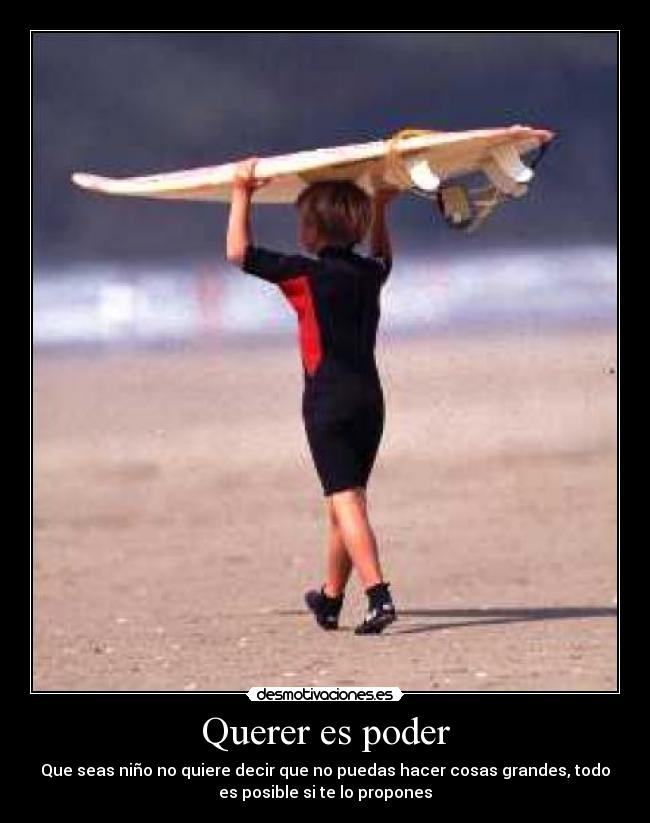 Querer es poder -