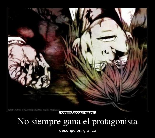 No siempre gana el protagonista - descripcion: grafica