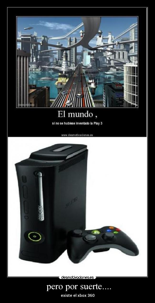 carteles xbox 360 suerte futuro desmotivaciones