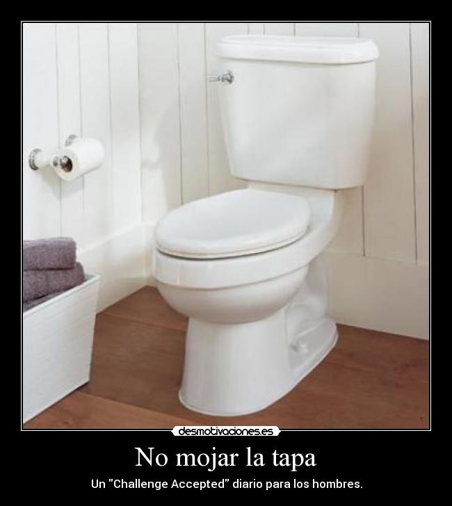No mojar la tapa - Un Challenge Accepted diario para los hombres.