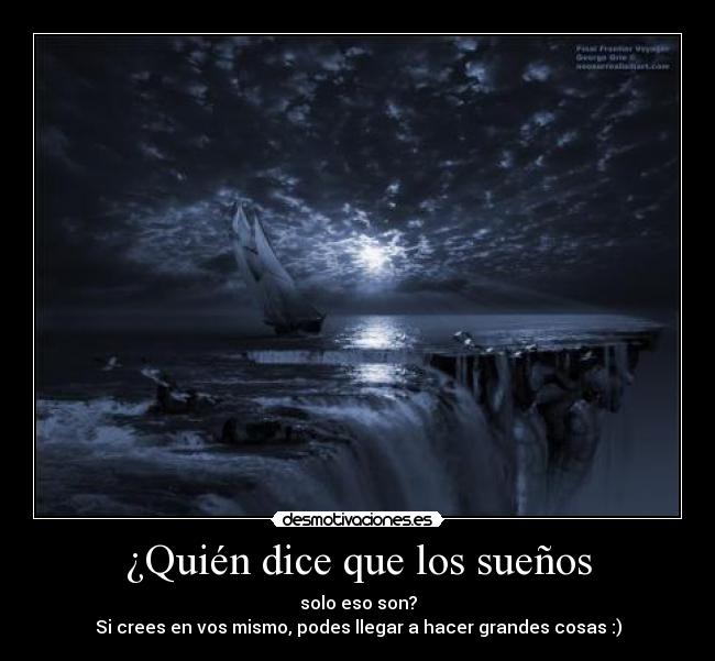 ¿Quién dice que los sueños - 