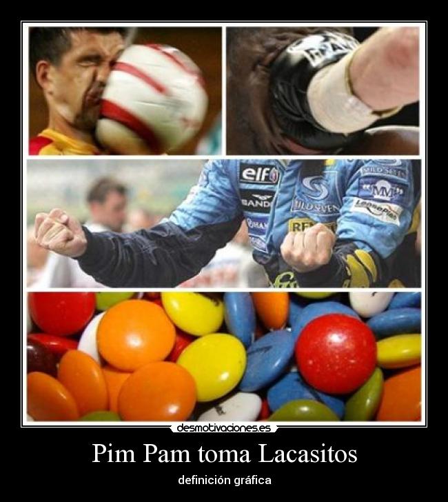 Pim Pam toma Lacasitos - definición gráfica
