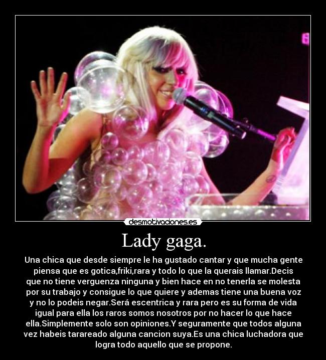 Lady gaga. - 