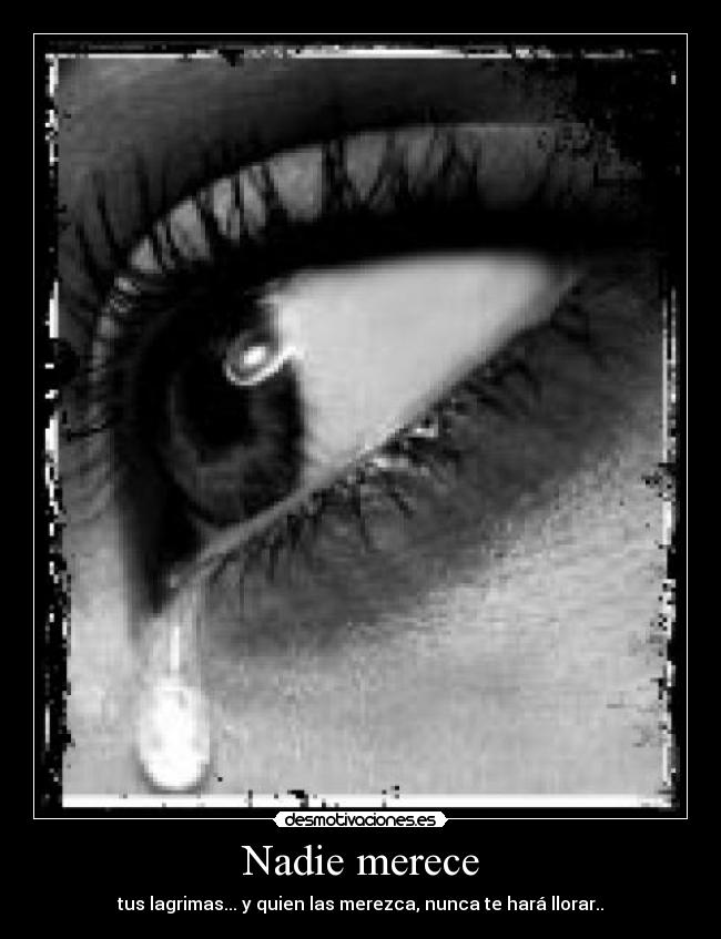 Nadie merece -