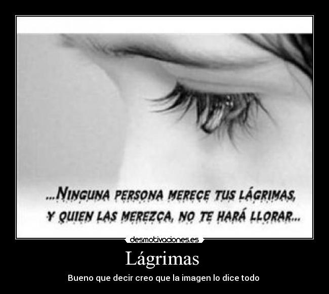 Lágrimas -