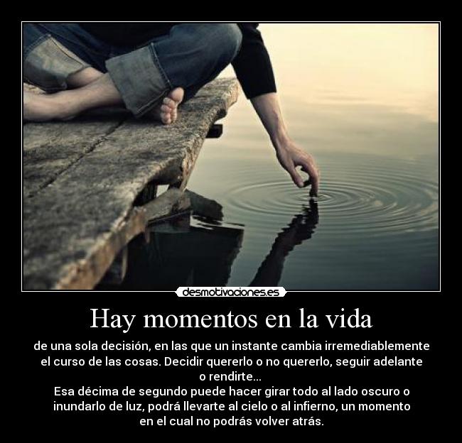 Hay momentos en la vida - 