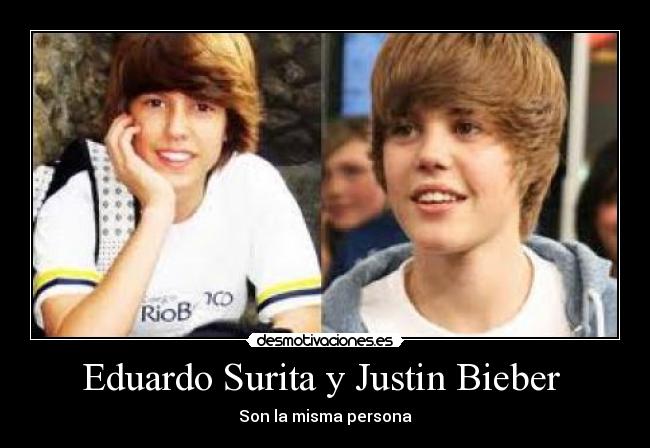 Eduardo Surita y Justin Bieber  - 