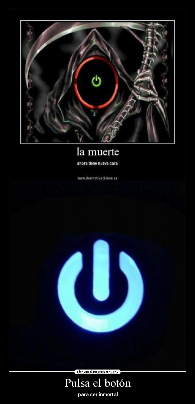 carteles pulsa boton desmotivaciones