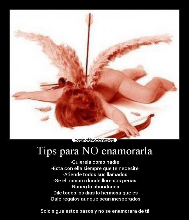 Tips para NO enamorarla - 
