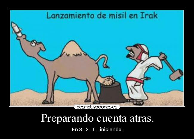 Preparando cuenta atras. - En 3...2...1... iniciando.