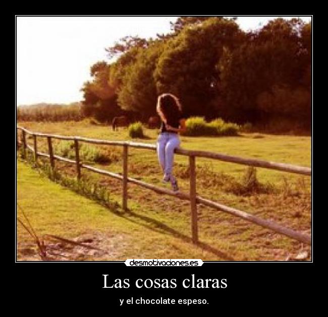 Las cosas claras -