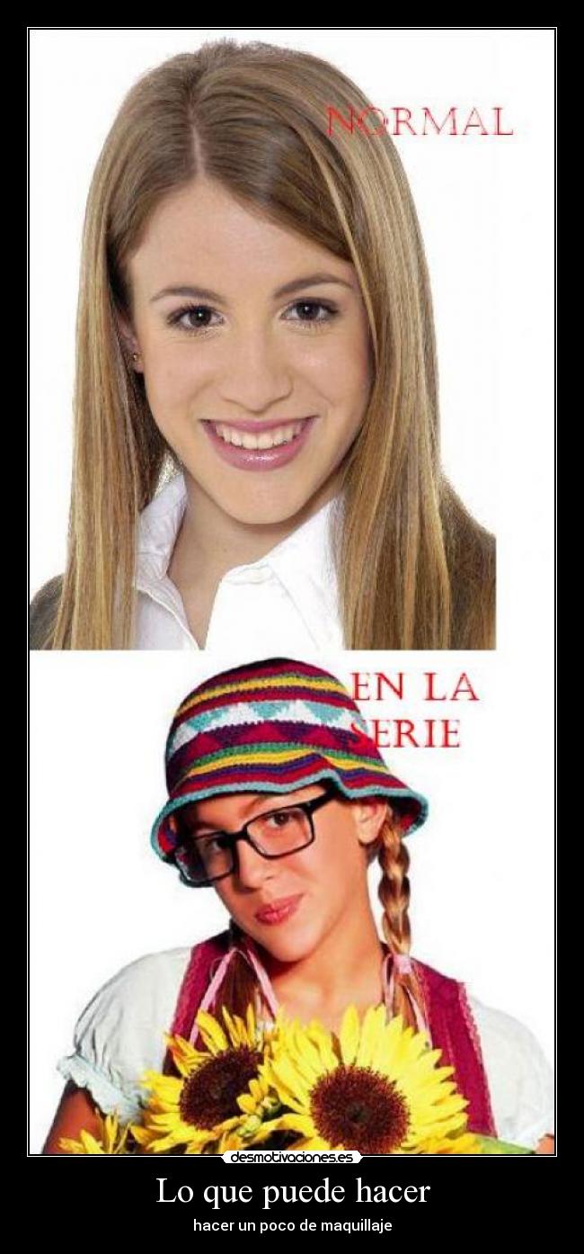 Lo que puede hacer - hacer un poco de maquillaje