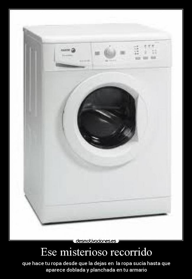 Ese misterioso recorrido -