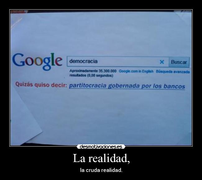 La realidad, - 