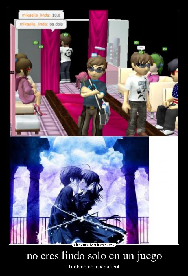 carteles juegos eres lindo vida real desmotivaciones