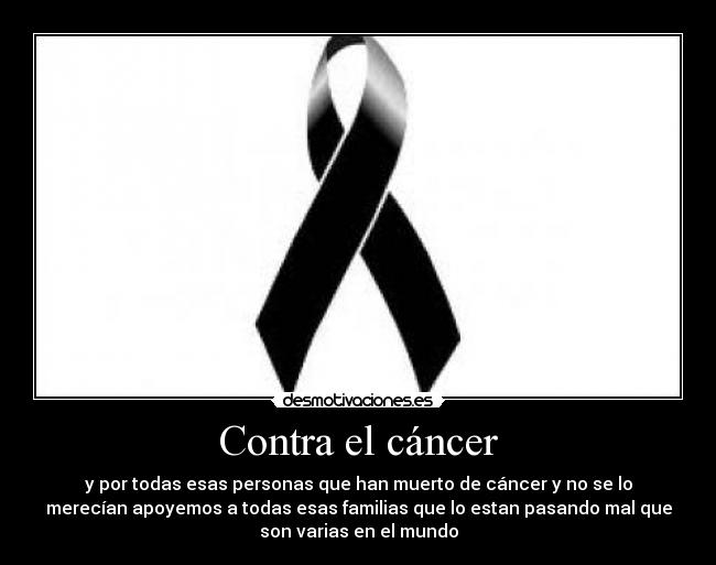 Contra el cáncer - 