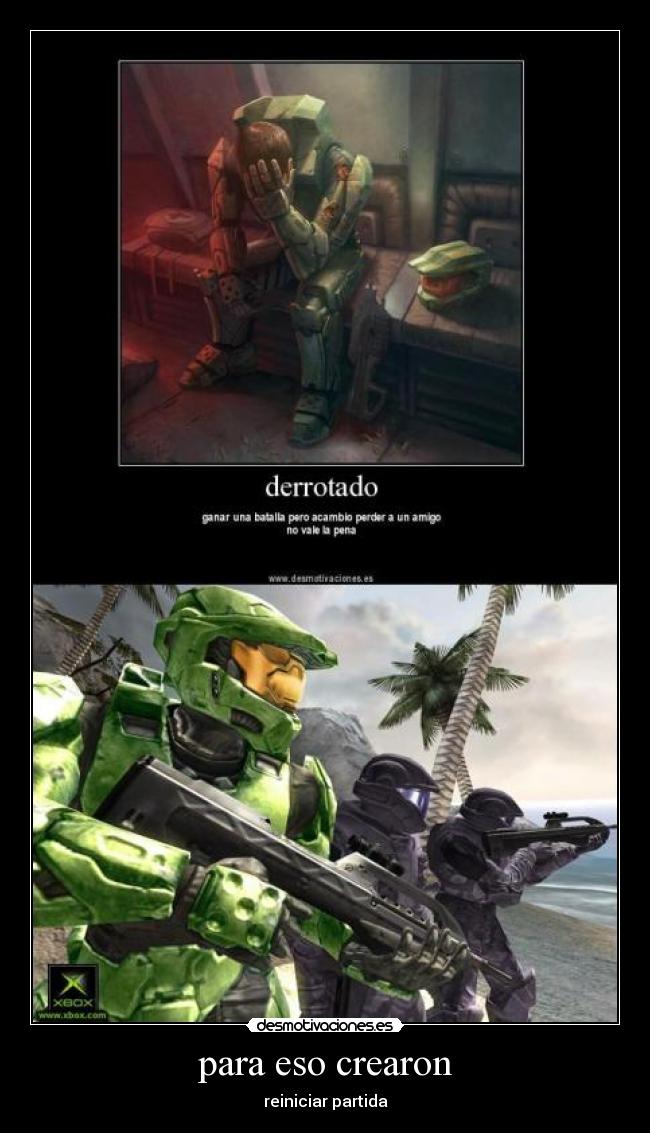 para eso crearon - reiniciar partida