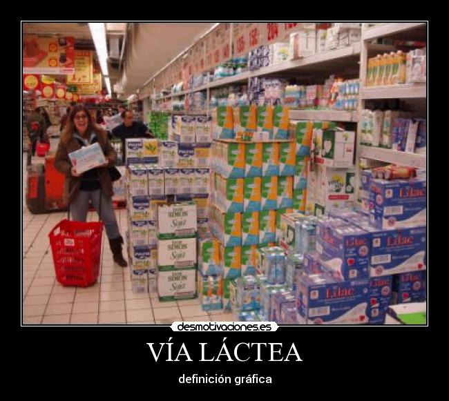 VÍA LÁCTEA - definición gráfica