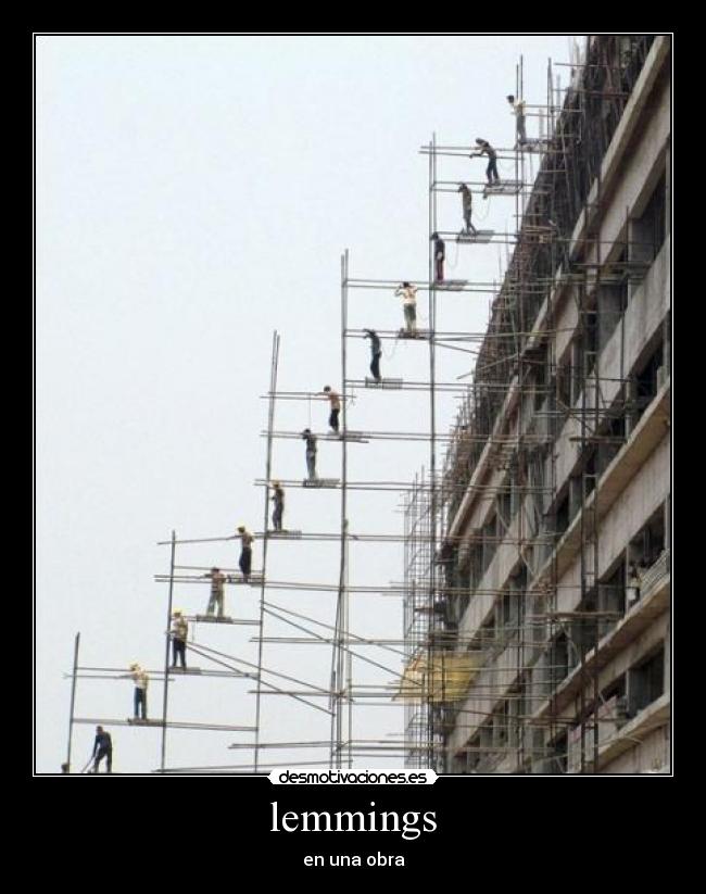 lemmings - en una obra
