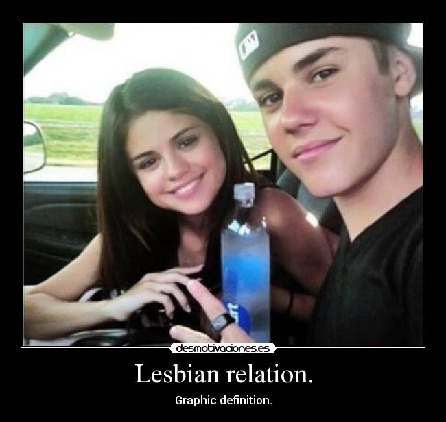 Lesbian relation. - Graphic definition.