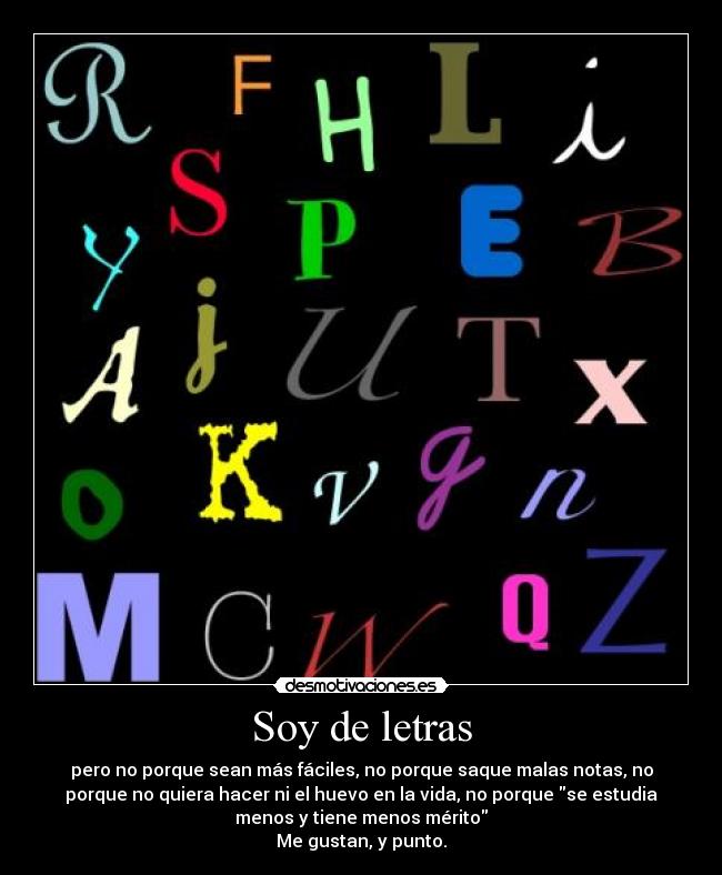 Soy de letras - 
