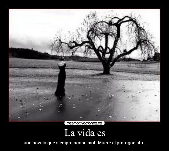 La vida es -