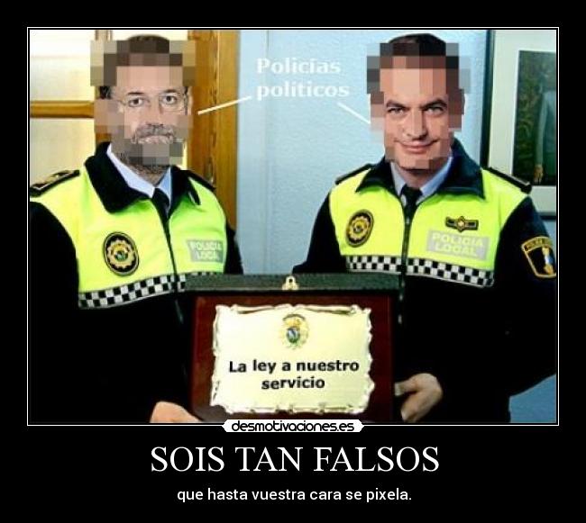 SOIS TAN FALSOS - 