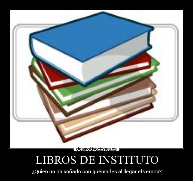 LIBROS DE INSTITUTO -