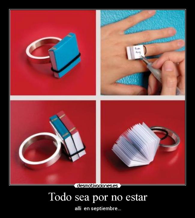 Todo sea por no estar - alli  en septiembre...