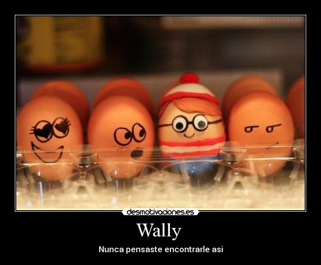 Wally  - Nunca pensaste encontrarle asi