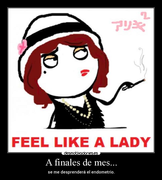 A finales de mes... -