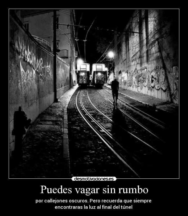 carteles puedes vagar sin rumbo desmotivaciones