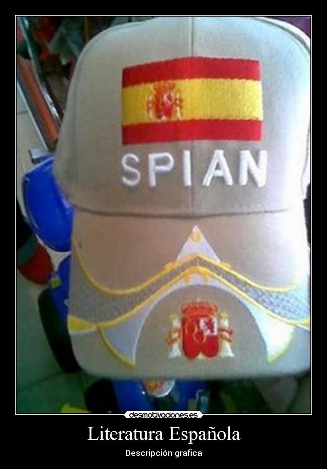 Literatura Española - Descripción grafica