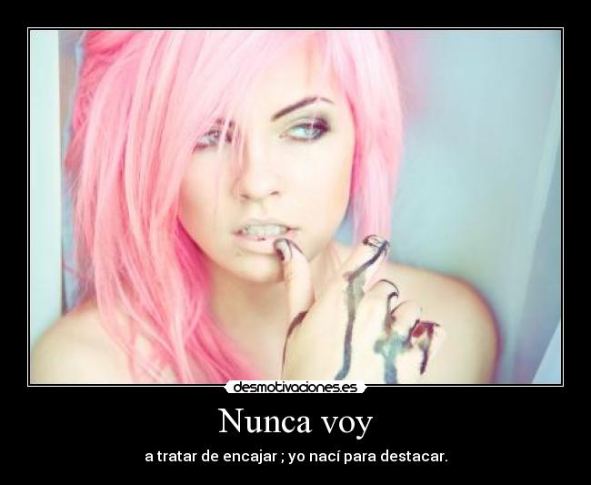 Nunca voy -