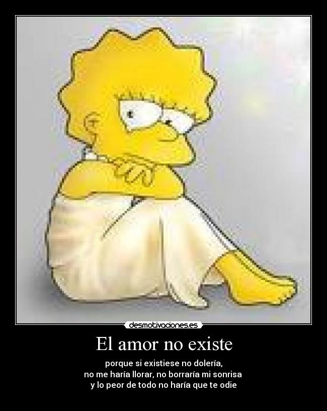 El amor no existe -