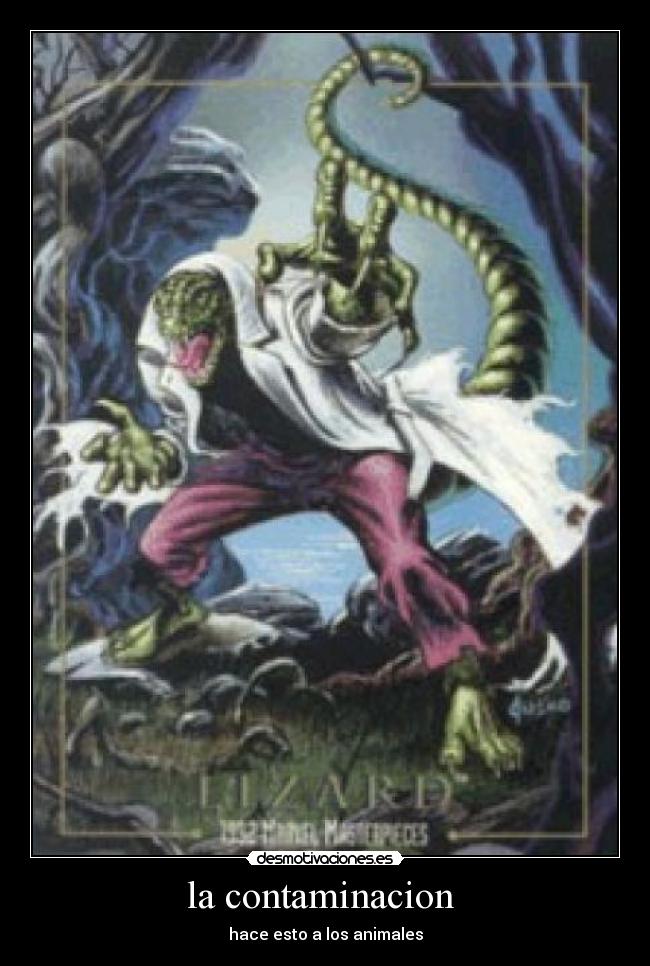 la contaminacion -