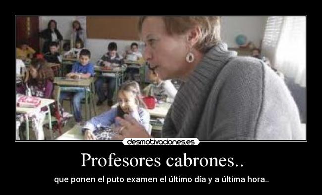 carteles profesores desmotivaciones