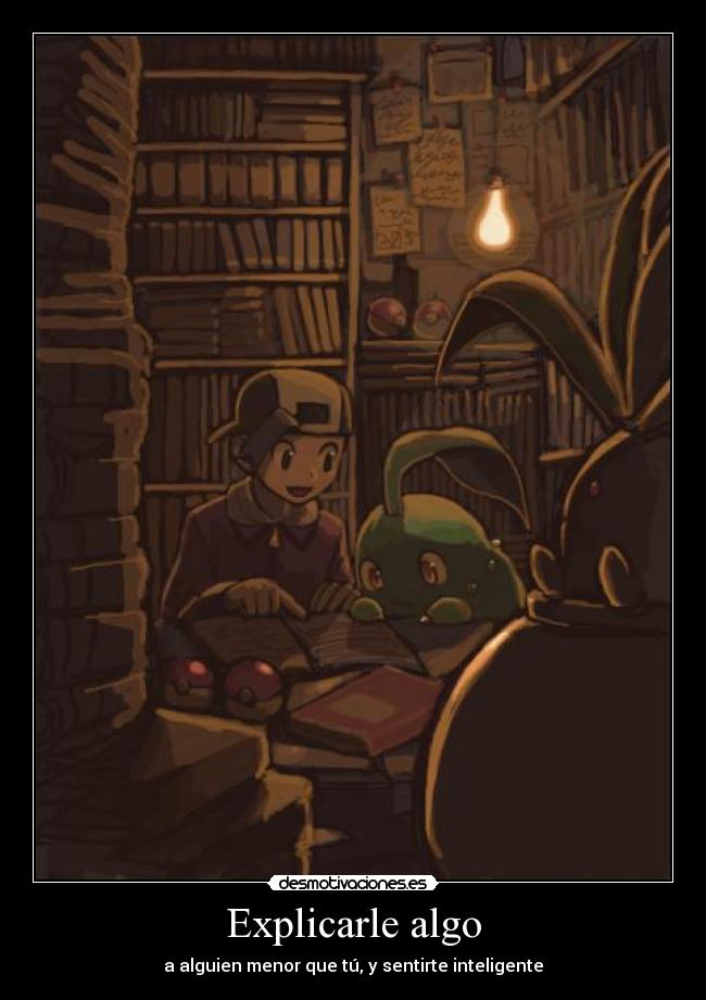 Explicarle algo -